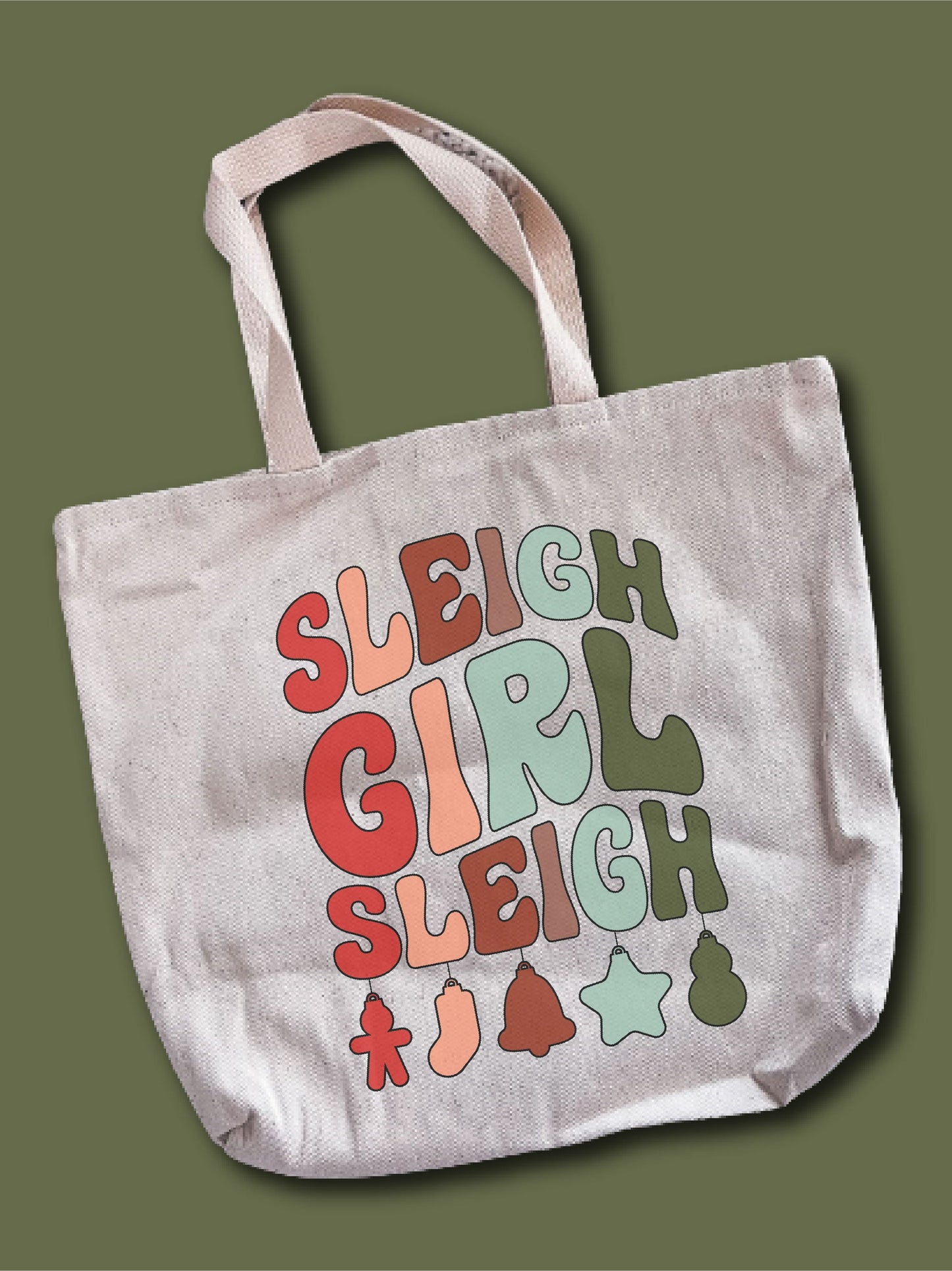 Sleigh Girl Sleigh Tote Bag