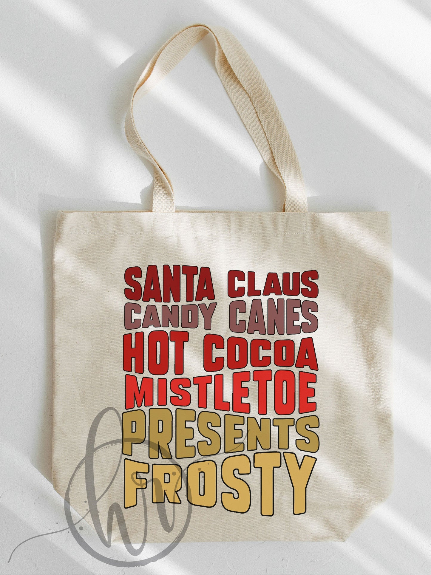 Christmas List Tote Bag