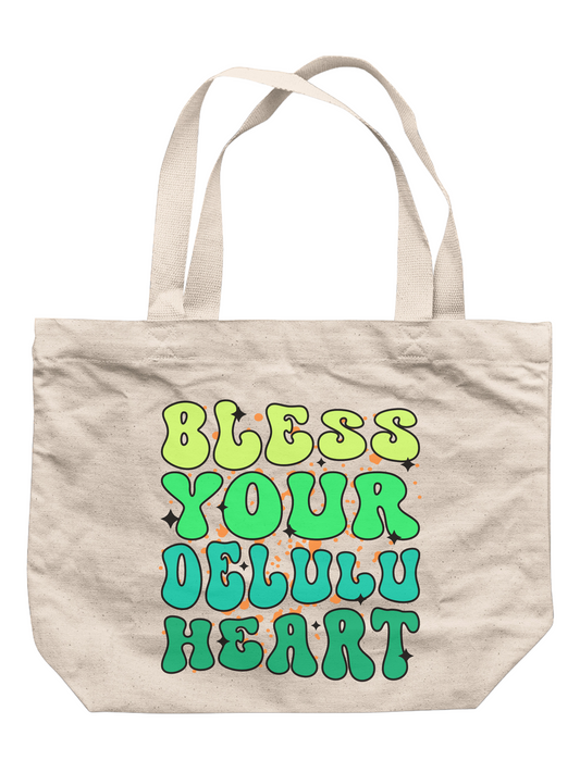 Bless Your Delulu Heart Tote Bag