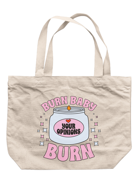 Burn Baby Burn Tote Bag