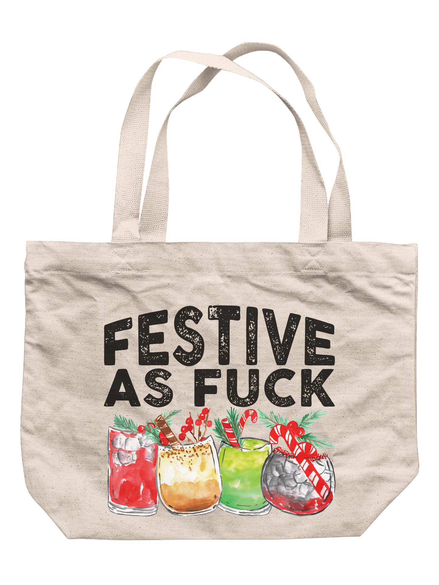 Festive As F*ck Tote Bag