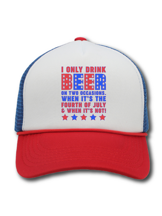 I Only Drink Beer On Two Occasions (Hat)