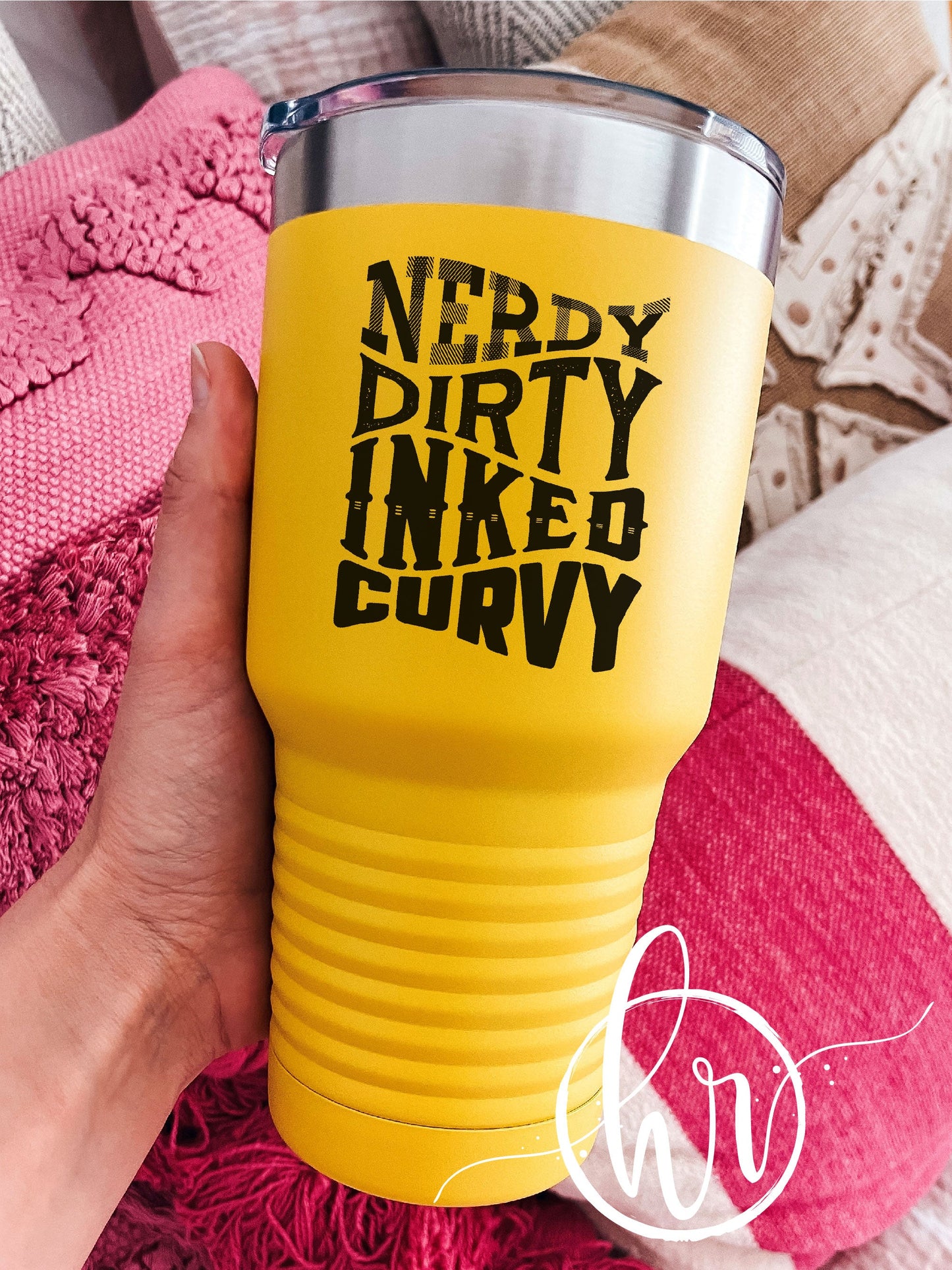 Nerdy Dirty Inked Curvy - UV TUMBLER